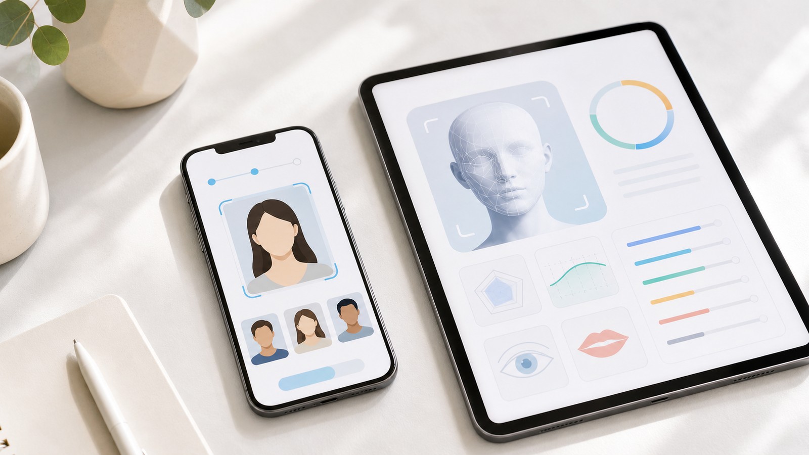 Оценка красоты по фото в Face Score
